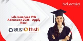 Life Sciences PhD Admission 2025 - Apply Now!