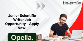 Junior Scientific Writer Job Opportunity - Apply Now!