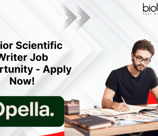 Junior Scientific Writer Job Opportunity - Apply Now!