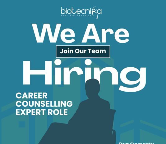 Career Counseling Expert Job in Biotech & Life Science