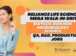 MSc Biotechnology Latest Jobs
