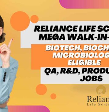 MSc Biotechnology Latest Jobs