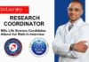 Research Co-ordinator Job at TMC | MSc Life Science Candidates Apply and Attend the Walk-In-Interview  