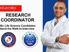 Research Co-ordinator Job at TMC | MSc Life Science Candidates Apply and Attend the Walk-In-Interview  