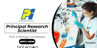 Research Jobs for PhD Biology Candidates Apply now for the Scientist position at PI Health Sciences (1)