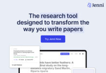 Jenni AI - A writing assistant customised for academic and research writing!