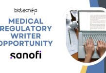 Life Sciences Job Opening in Medical Writing at Sanofi