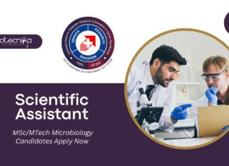 Scientific Assistant Job Role at ACTREC – MSc/MTech Microbiology Candidates Apply Now