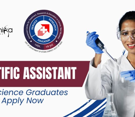 Scientific Assistant Job at ACTREC | Life Science Graduates Apply Now