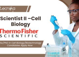 Latest Cell Biology Jobs | Apply Now at Thermo Fisher Scientific for Scientist II Job Role