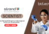 Scientist Job for  Life Science Graduates - BTech/ MTech/MSc Candidates Apply Now at Strand Life Sciences 