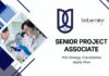 Senior Project Associate Job at JNU – PhD Biology Candidates Apply Now Senior Project Associate Job at JNU – PhD Biology Candidates Apply Now