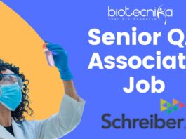 Senior QA Associate Job at Schreiber Foods India - Apply Now!