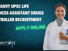 Govt Biotech Job Openings at UPSC
