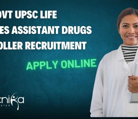 Govt Biotech Job Openings at UPSC