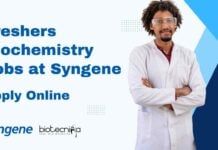 Freshers Biochemistry Jobs at Syngene