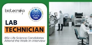 TMC Lab Technician Job – BSc Life Science Candidates Attend the Walk-In-Interview