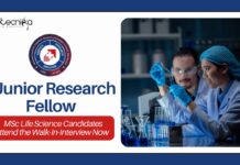 Latest MSc Life Science Jobs at TMC | Attend the Walk-In-Interview Now for Junior Research Fellow Role