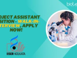 Project Assistant Position - Walk-in-Interview, APPLY NOW!