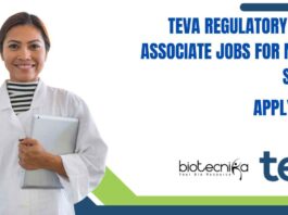 Teva Regulatory Affairs Associate Jobs