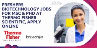 Freshers MSc Biotechnology Jobs