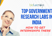 Top Government Research Labs in India & How to Get Internships There