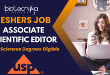 USP Hiring Freshers Scientific Editor Jobs in Hyderabad