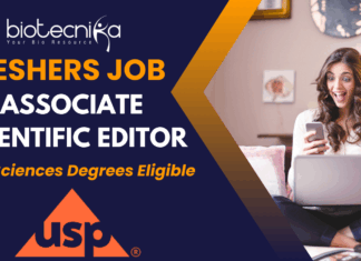 USP Hiring Freshers Scientific Editor Jobs in Hyderabad