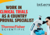 Work in Clinical Trials as A Country Approval Specialist at Thermo
