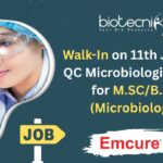 Emcure Pharma Walk-In-Drive Ahmedabad - QC Microbiology Jobs