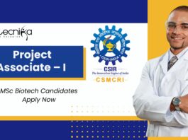 CSMCRI Project Associate – I Job | MSc Biotech Candidates Apply Now