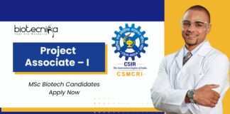 CSMCRI Project Associate – I Job | MSc Biotech Candidates Apply Now