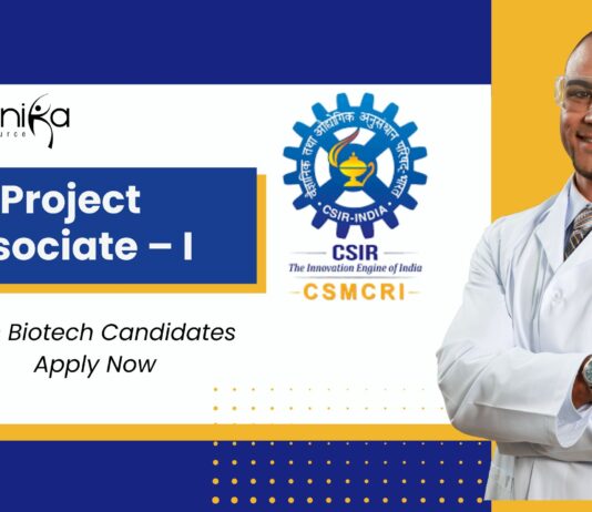 CSMCRI Project Associate – I Job | MSc Biotech Candidates Apply Now