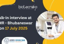 Walk-in interview at ICMR