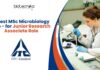 Latest MSc Microbiology Job - for Junior Research Associate Role