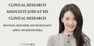 CRA Jobs at MS Clinical Research