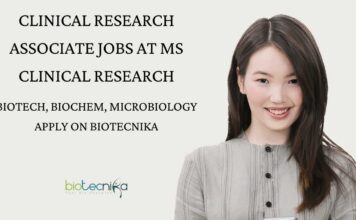 CRA Jobs at MS Clinical Research