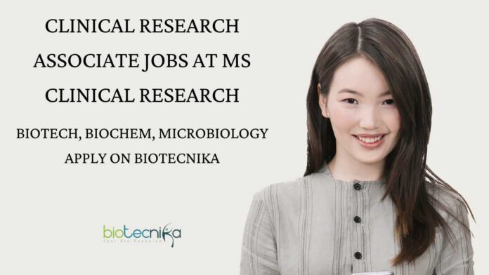 CRA Jobs at MS Clinical Research