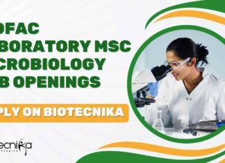 MSc Microbiology Job Openings