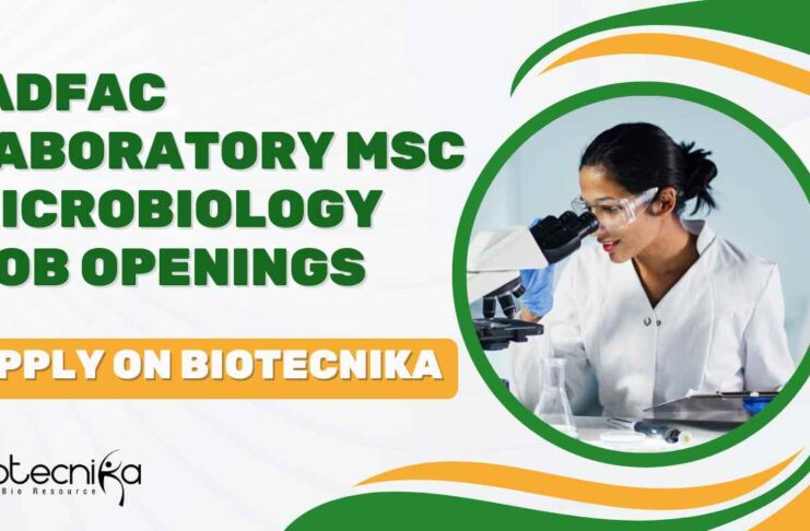 MSc Microbiology Job Openings