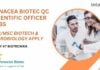 Panacea Biotec QC Scientific Officer Jobs