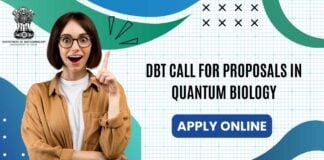 DBT Call For Proposals in Quantum Biology