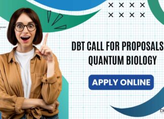 DBT Call For Proposals in Quantum Biology