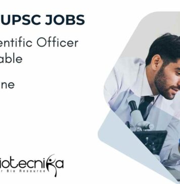 Latest Microbiology Jobs at UPSC