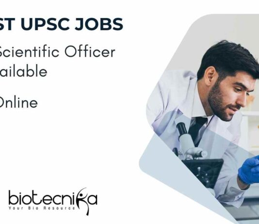 Latest Microbiology Jobs at UPSC