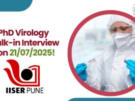 PhD Virology Walk-in Interview - on 21/07/2025!