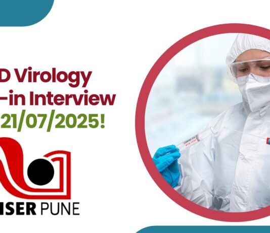PhD Virology Walk-in Interview - on 21/07/2025!