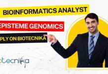 BSc Bioinformatics Job Openings