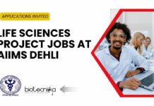 MSc Life Sciences Project Jobs