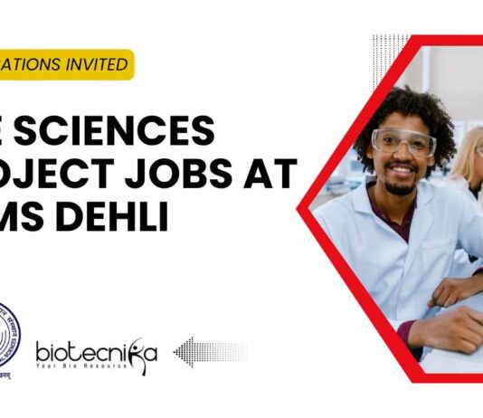 MSc Life Sciences Project Jobs